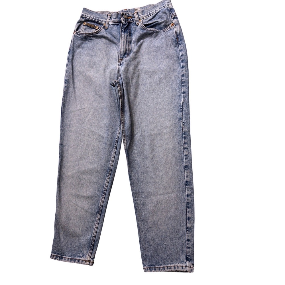 Vintage Calvin Klein Jeans Womens 12 Light Wash HighRise TaperedMade  USA AA28